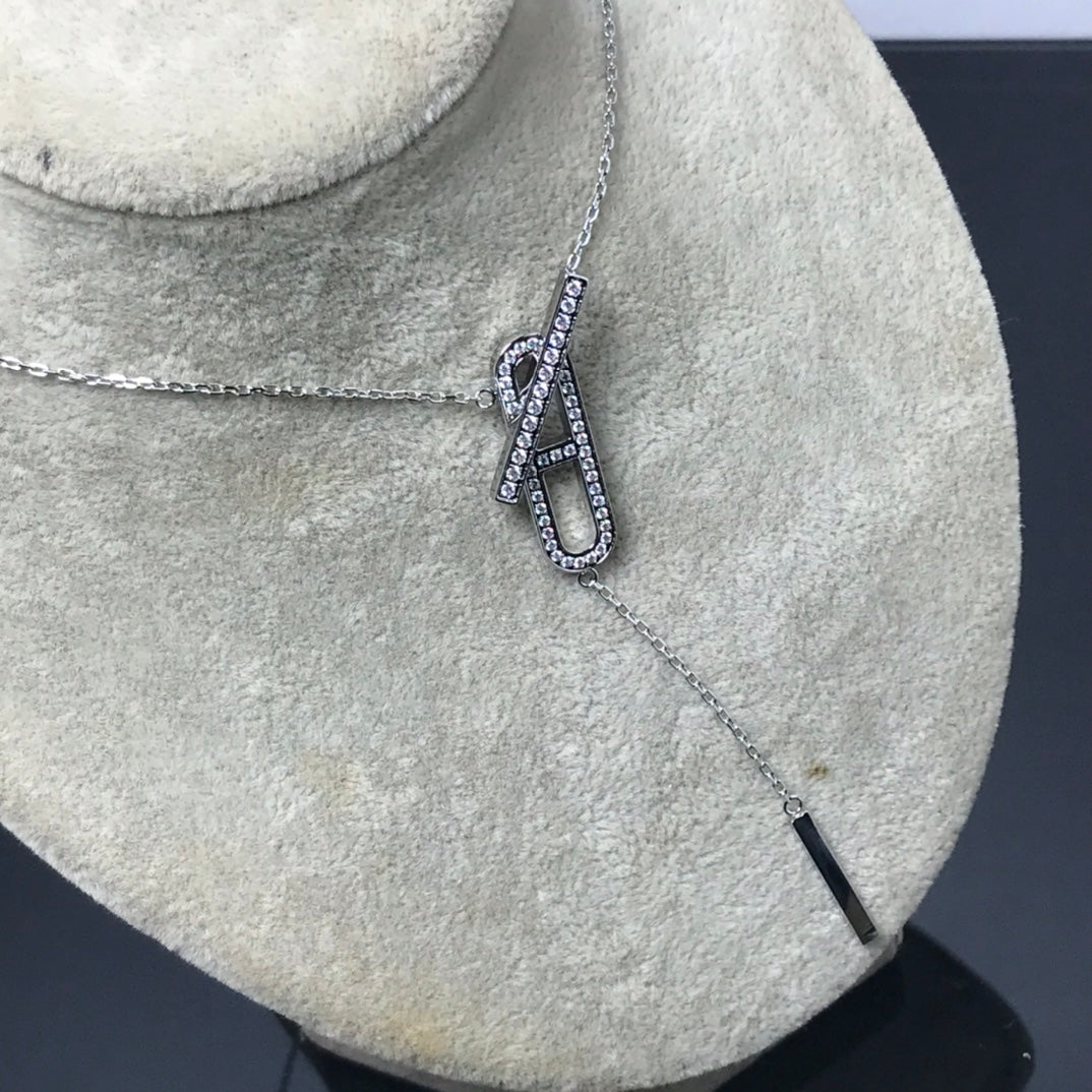 Miro HM ネックレス プラチナ ローズゴールド ダイヤモンド