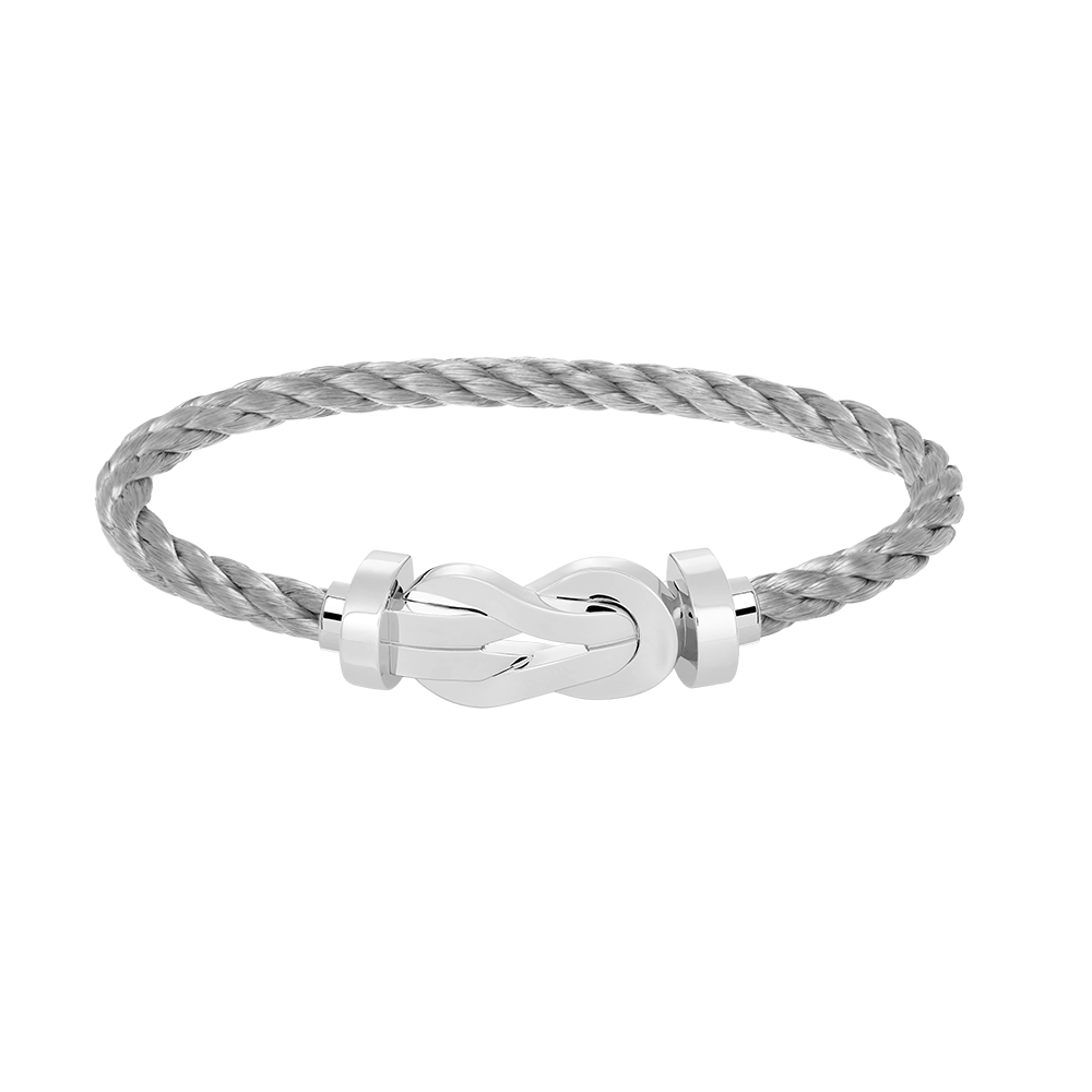 Miro CHANCE LARGE 8 FIGURE BUCKLE NO DIAMOND BRACELET SILVER