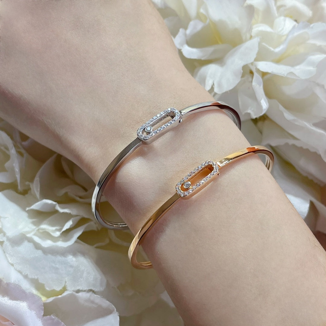 [Miro ]Move Uno pavé flex bangle medium