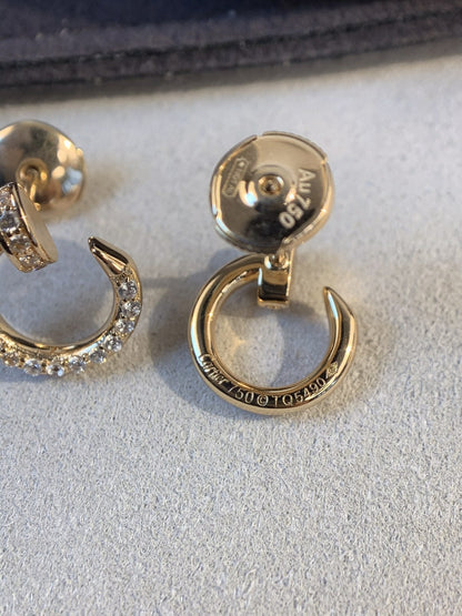 Miro JUSTE EARRINGS GOLD DIAMONDS