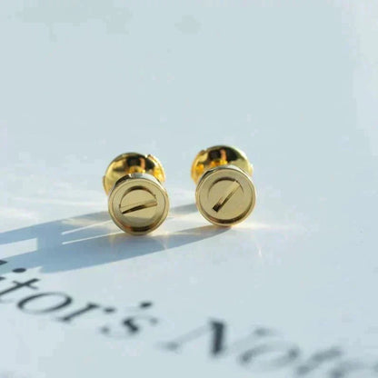 Miro LOVE EARRINGS GOLD 10MM
