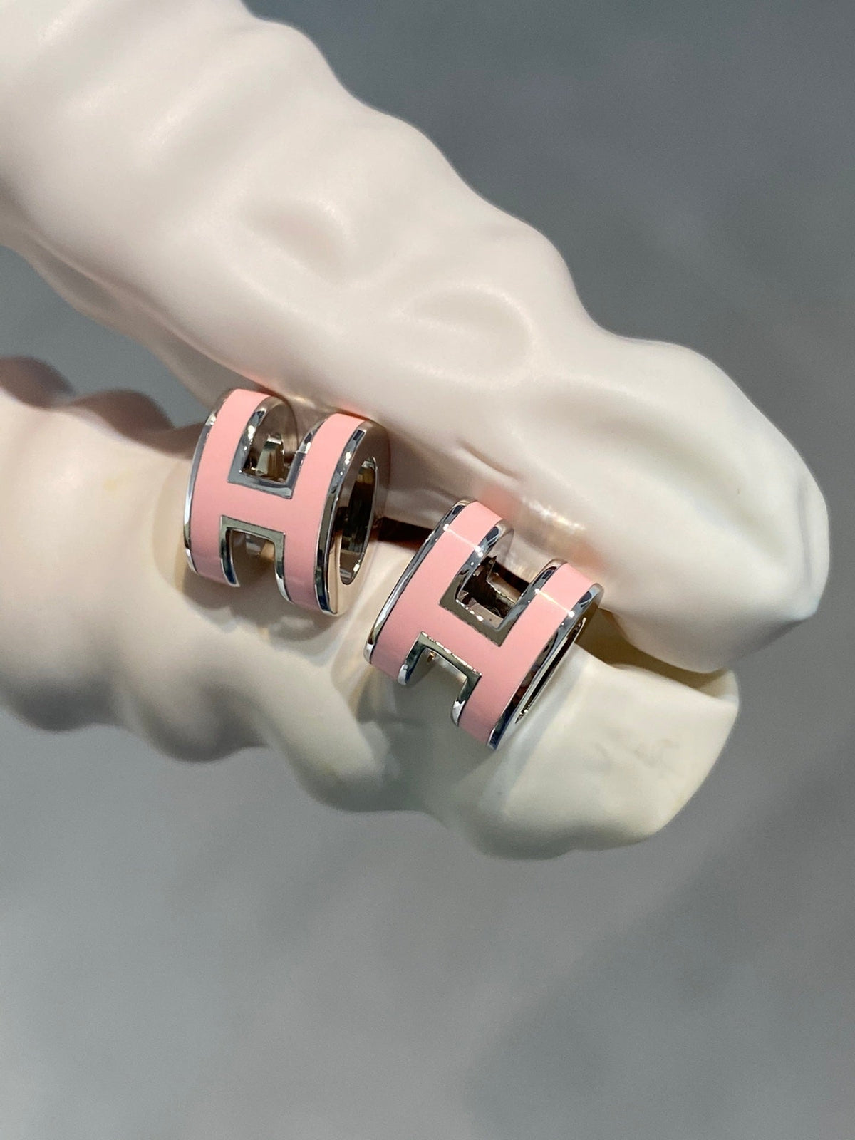 Miro MINI POP H SILVER EARRINGS PINK