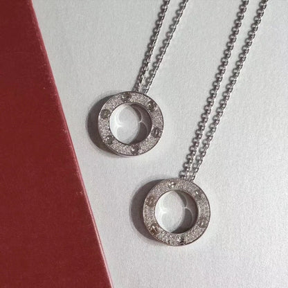 Miro LOVE NECKLACE ADJUSTABLE SILVER