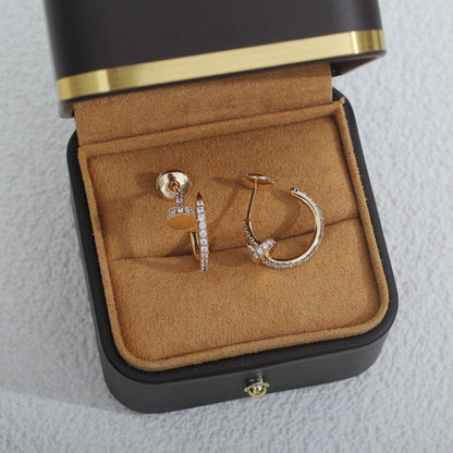 Miro JUSTE EARRINGS 12.75MM PINK GOLD DIAMOND