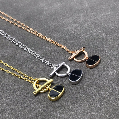 Miro CHAINE VERSO BLACK CERAMIC ネックレス