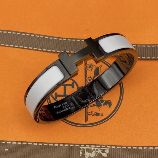 Miro H BRACELET 12MM BLACK WHITE CERAMIC