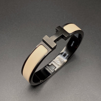 Miro H ブレスレット 12MM ブラック ベージュ セラミック