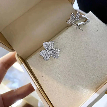 Miro CLOVER COMOS DIAMOND EARRINGS SILVER
