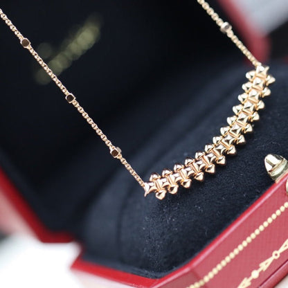 Miro CLASH PINK GOLD NECKLACE
