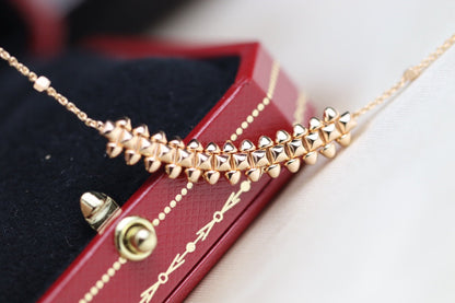 Miro CLASH PINK GOLD NECKLACE