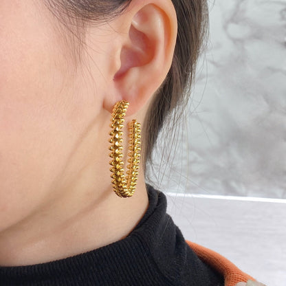 Miro CLASH LARGE HOOP EARRINGS