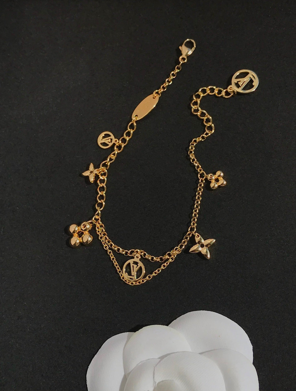 Miro BLOOMING PINK GOLD MOP BRACELET