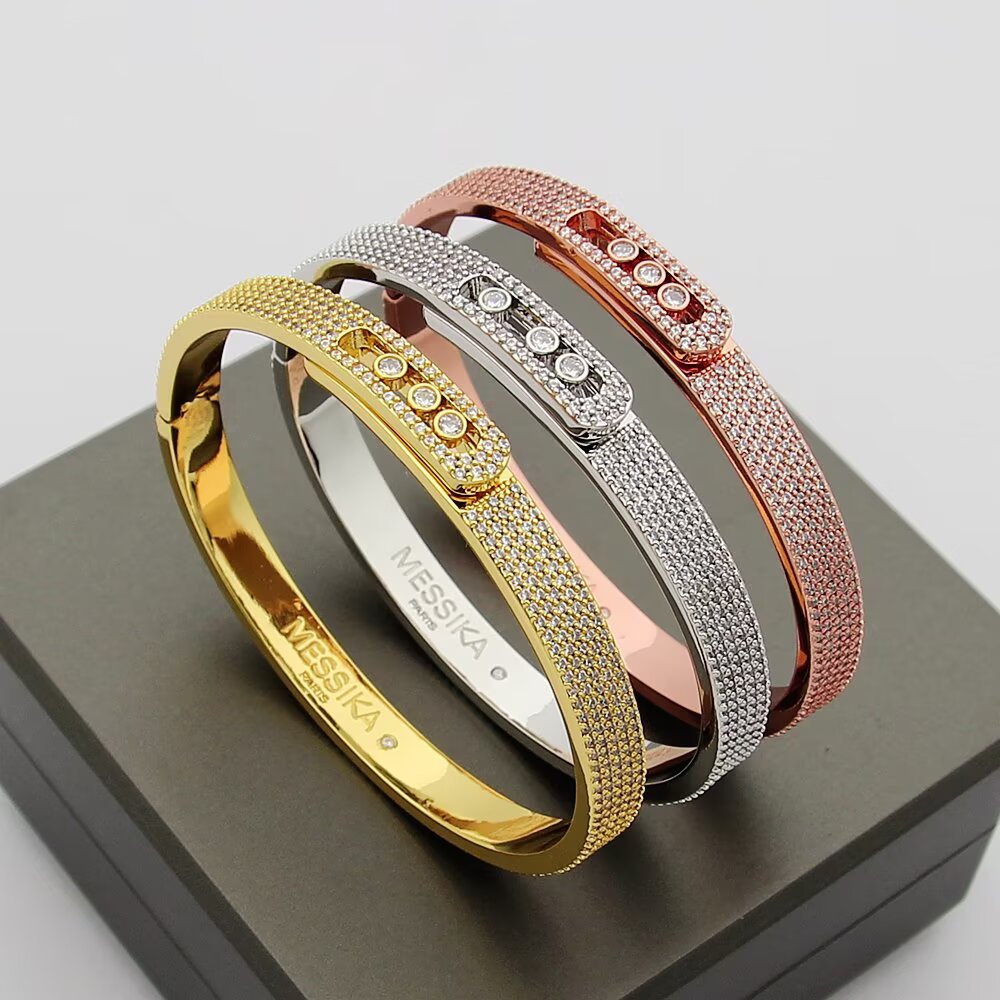 [Miro ]Move Noa Full Pavé Diamond Bangle Bracelet