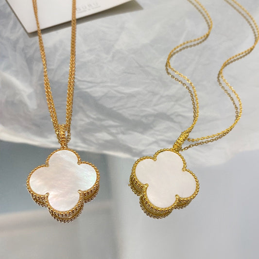 Miro CLOVER 25MM MOP LARGE PENDANT NECKLACE