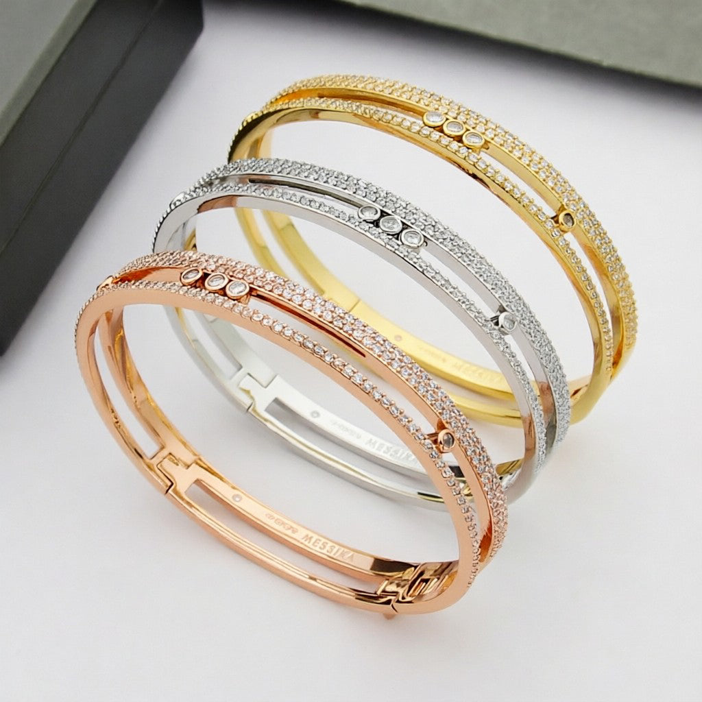 [Miro ]Move Romane pavé bangle