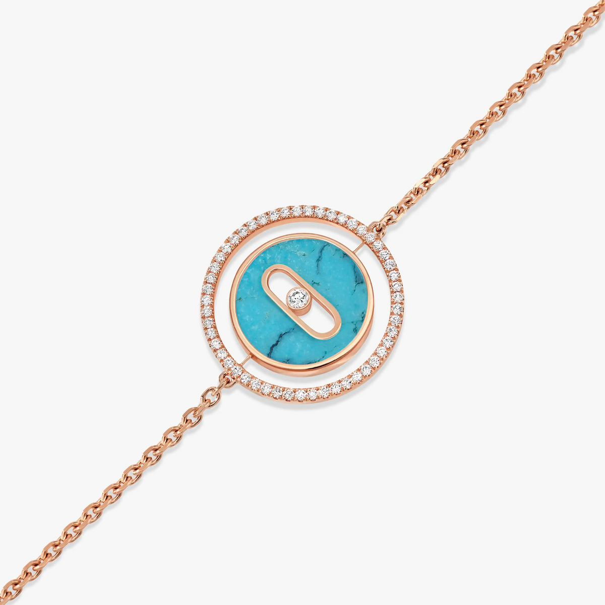 [Miro ]Miro  MOVE TURQUOISE PINK GOLD DIAMOND BRACELET