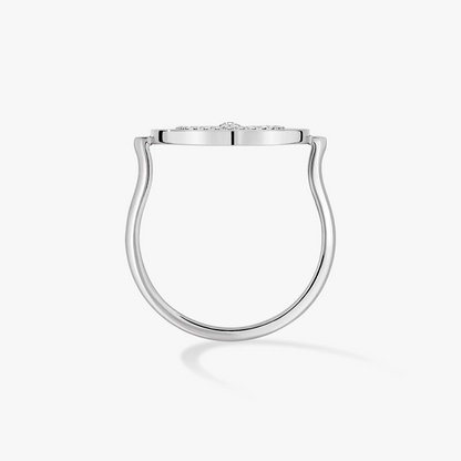[Miro ]Miro  MOVE PAVED SILVER DIAMOND RING