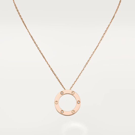 Miro LOVE NECKLACE 16MM 3 DIAMONDS