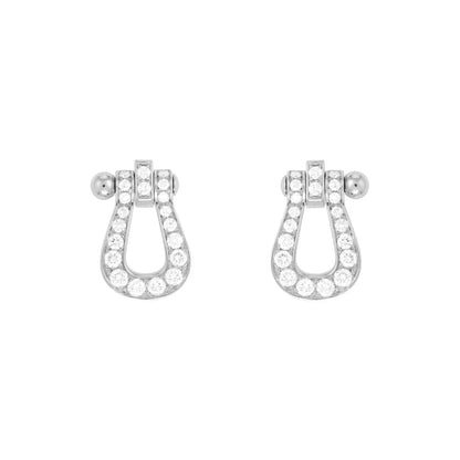 Miro FORCE 10 FULL DIAMOND STUD EARRINGS MINI MODEL