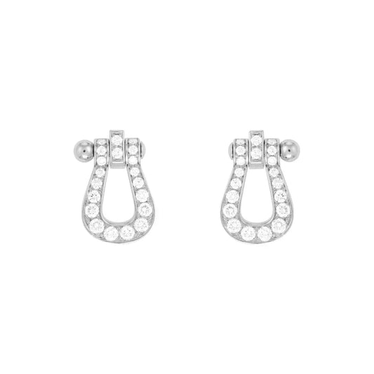 Miro FORCE 10 FULL DIAMOND STUD EARRINGS MINI MODEL
