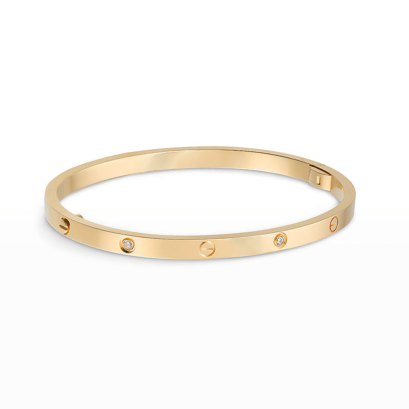 Miro LOVE ブレスレット 3.65MM 6ダイヤモンド