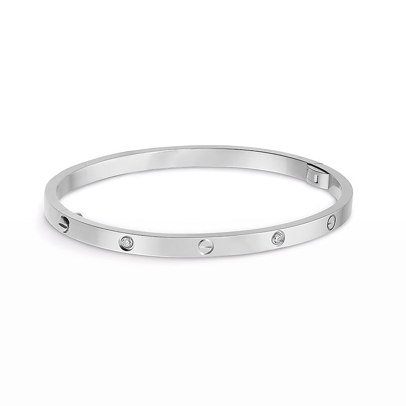 Miro LOVE ブレスレット 3.65MM 6ダイヤモンド