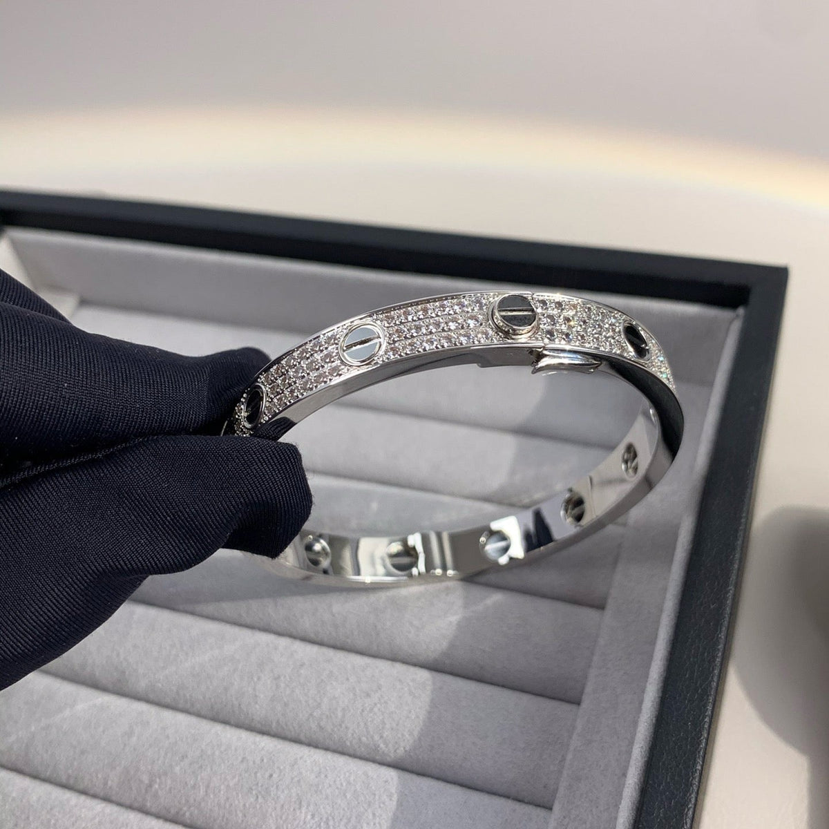 Miro LOVE BRACELET 6.1MM ダイヤモンドパヴェセラミック