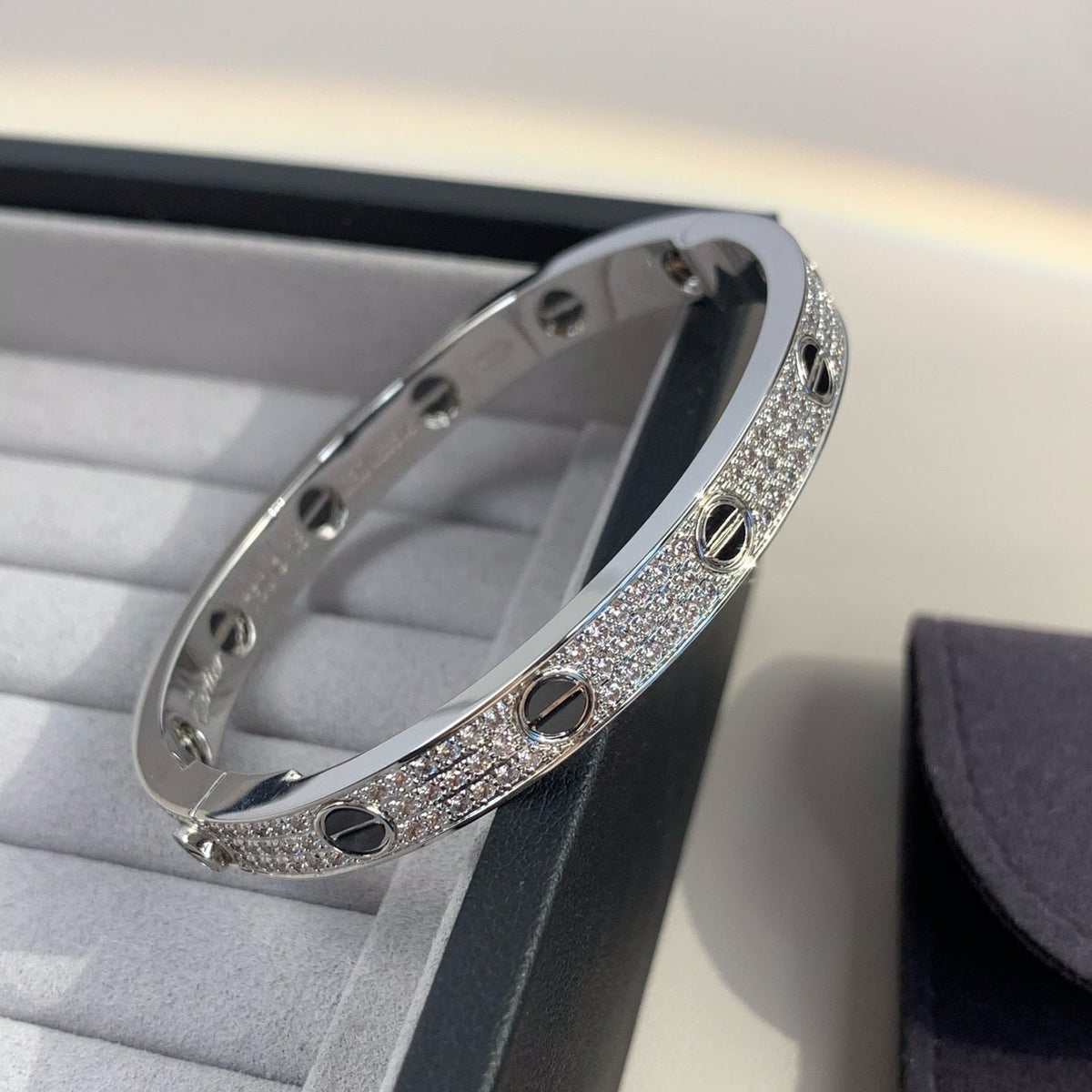 Miro LOVE BRACELET 6.1MM ダイヤモンドパヴェセラミック