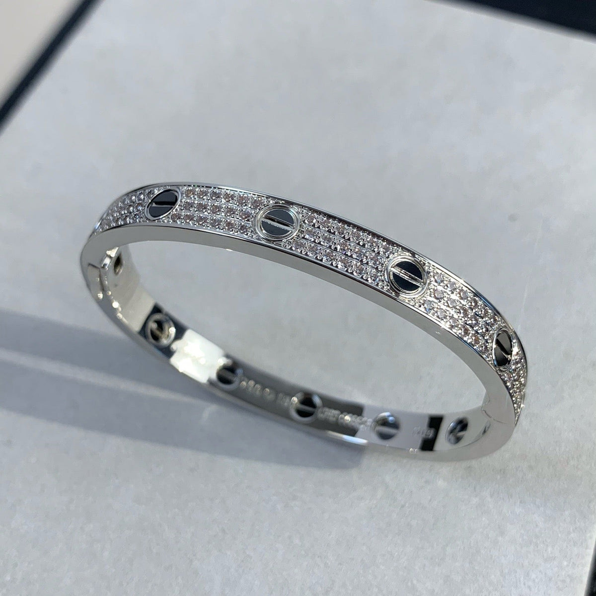 Miro LOVE BRACELET 6.1MM ダイヤモンドパヴェセラミック