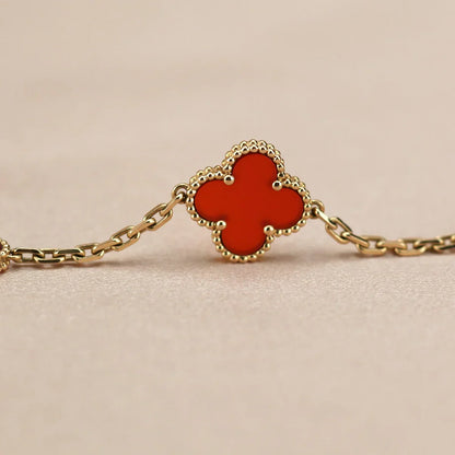 [Miro ]新作 CLOVER 5 MOTIF RED CORNELIAN BRACELET COLLECTION