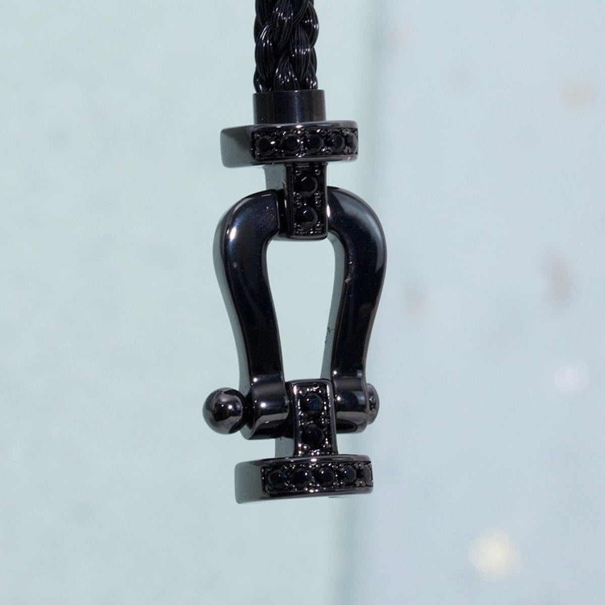 Miro FORCE LARGE SERIES ホースシュー ブラック侍ブレスレット