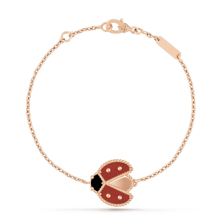 Miro LUCKY SPRING 1 MOTIF PINK GOLD BRACELET