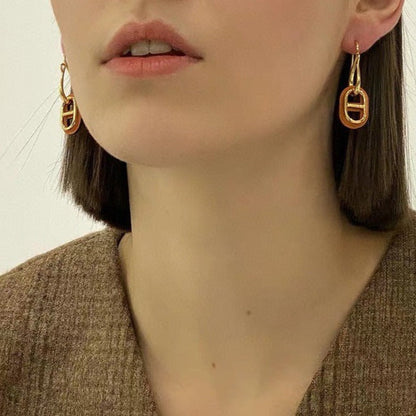 Miro HM O'MAILLON GOLD EARRINGS