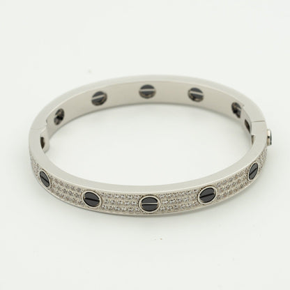 Miro LOVE BRACELET 6.1MM ダイヤモンドパヴェセラミック
