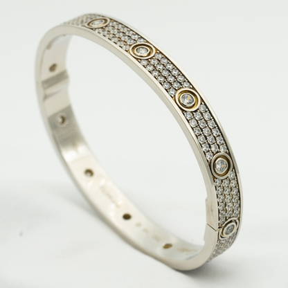 Miro LOVE BRACELET 6.1MM DIAMOND-PAVED 10 BIG DIAMONDS
