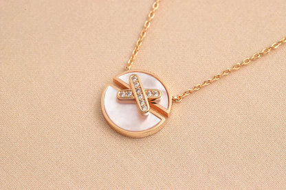 Miro JEUX DE ROSE GOLD DIAMOND NECKLACE