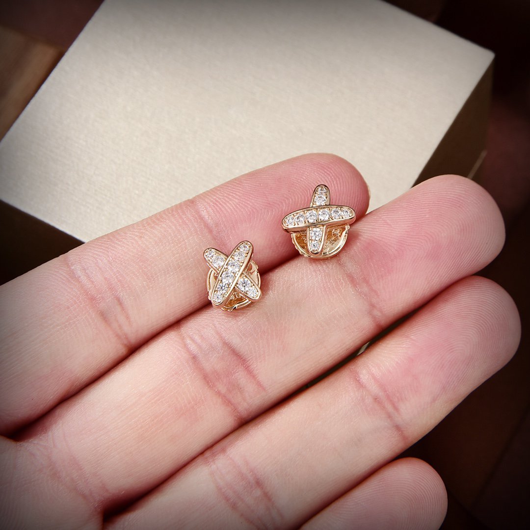 Miro JEUX DE GOLD DIAMOND EARRINGS