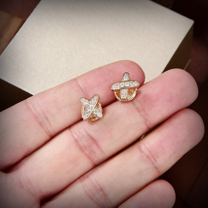 Miro JEUX DE GOLD DIAMOND EARRINGS
