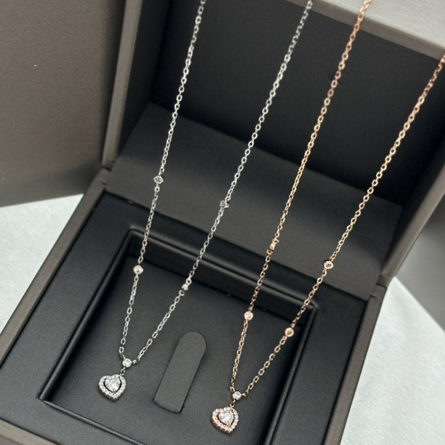 [Miro ]JOY HEART DIAMOND NECKLACE