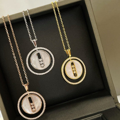 [Miro ]Miro  MOVE MM NACRE BLANCHE DIAMOND NECKLACE