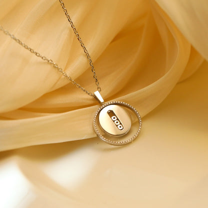 [Miro ]Miro  MOVE MM SILVER DIAMOND NECKLACE