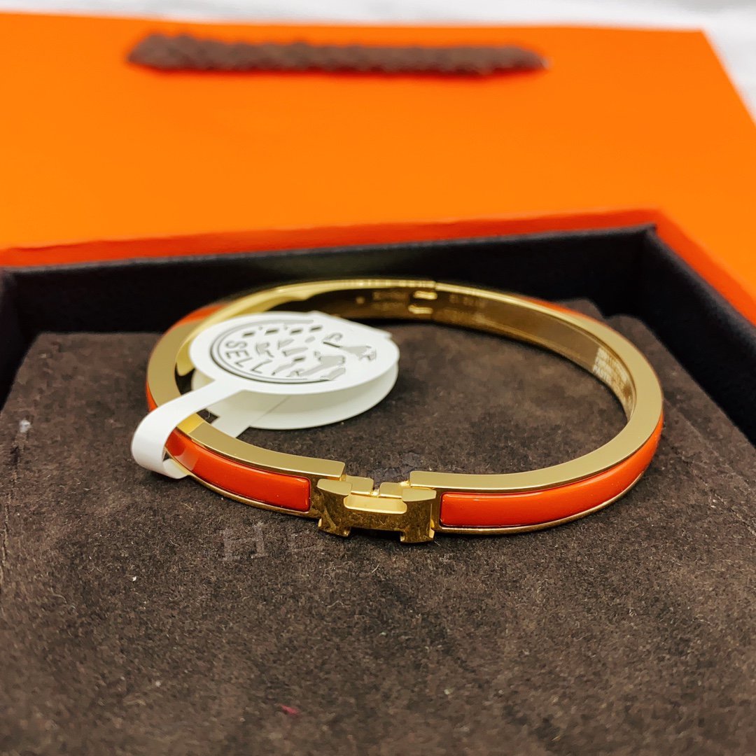 Miro CLASSIC HM CLIC RED 8MM ENAMEL BRACELET