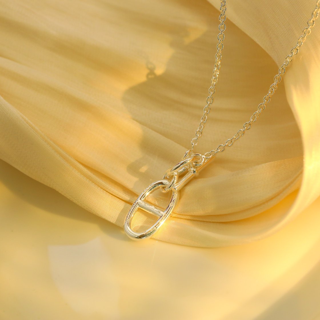 Miro HM CHAINE D'ANCRE PENDANT NECKLACE STERLING SILVER