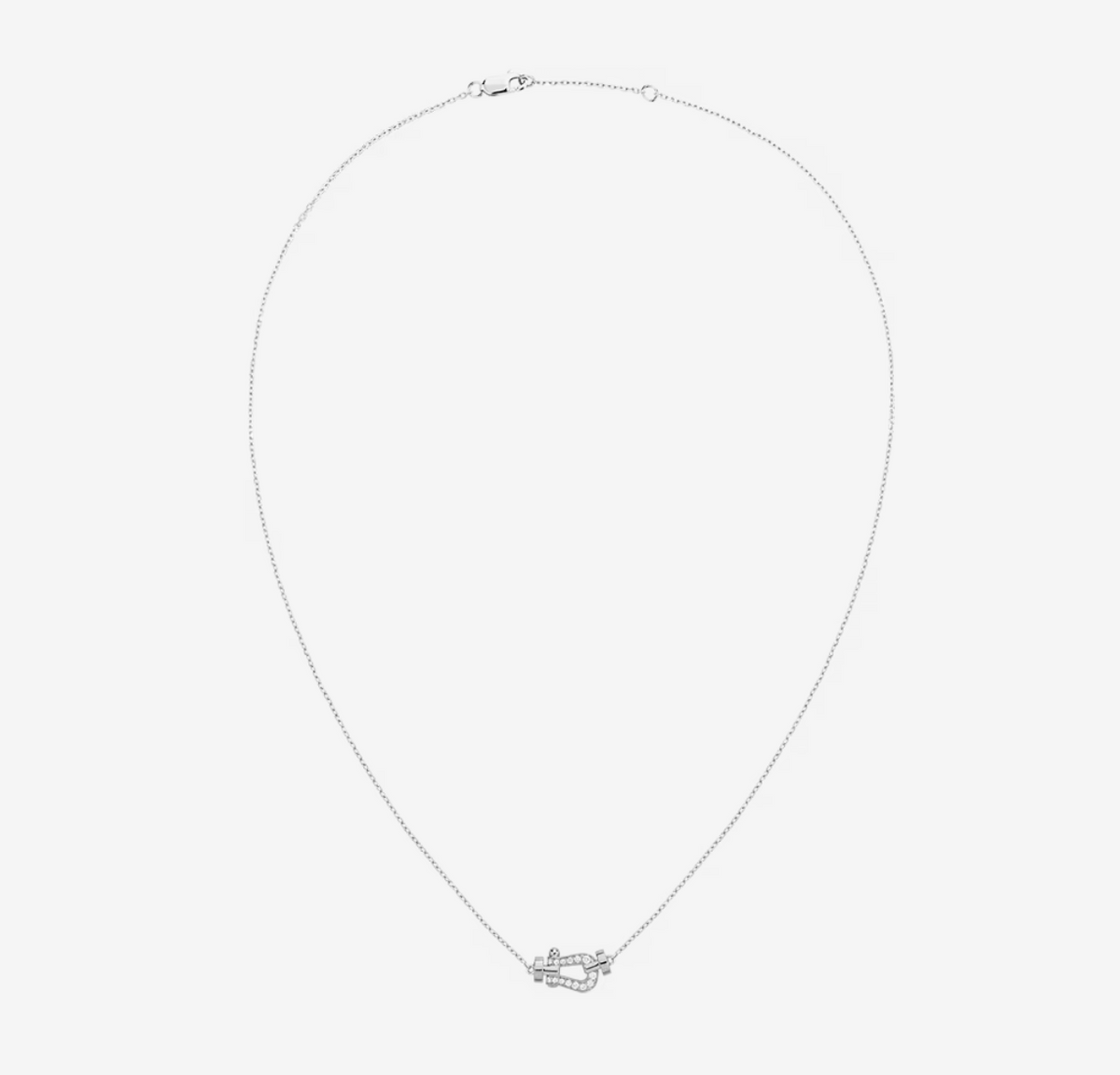 Miro FORCE 10 DIAMOND SILVER NECKLACE MINI MODEL