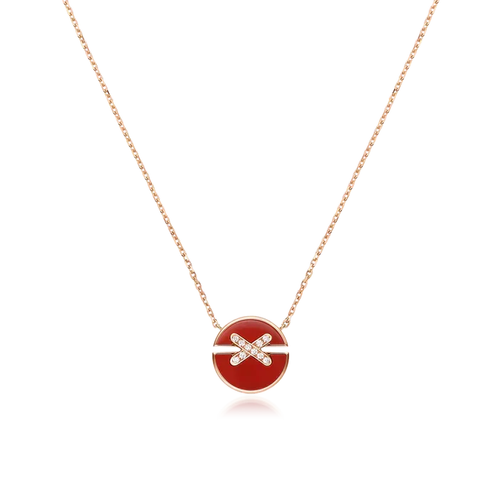 Miro JEUX DE ROSE GOLD DIAMOND NECKLACE