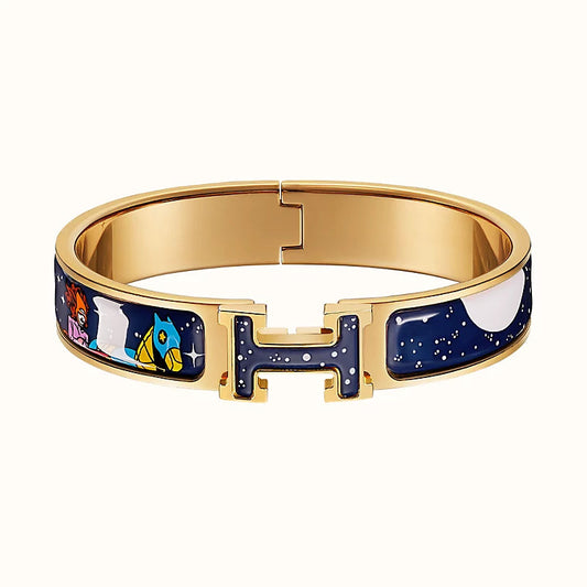 Miro H STAR AND MOON BRACELET 12MM