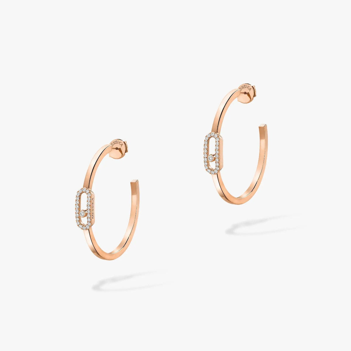 [Miro ]CREOLES MOVE UNO PM DIAMOND EARRINGS