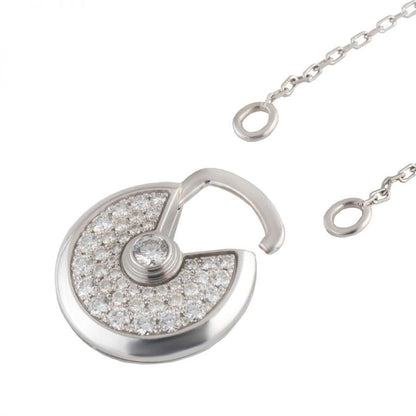 Miro AMULETTE SILVER FULL DIAMOND NECKLACE