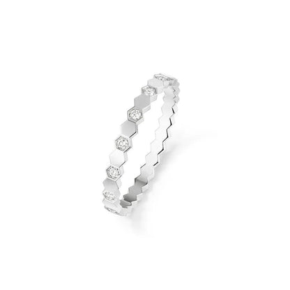 Miro BEE LOVE RING SILVER DIAMOND