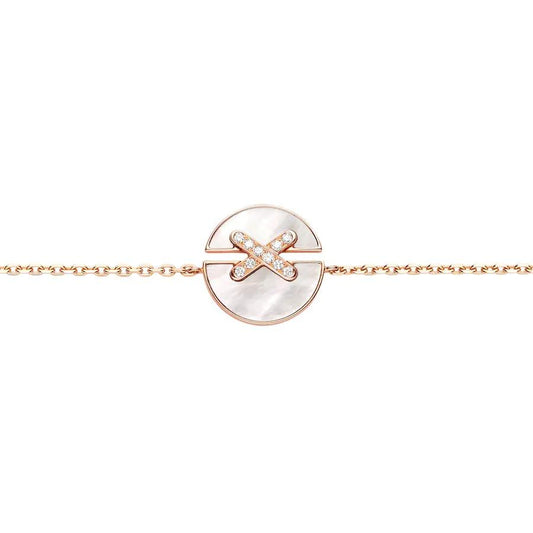 Miro JEUX DE BRACELET MOP PINK GOLD DIAMONDS